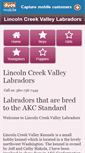 Mobile Screenshot of lincolncreekvalleykennels.com